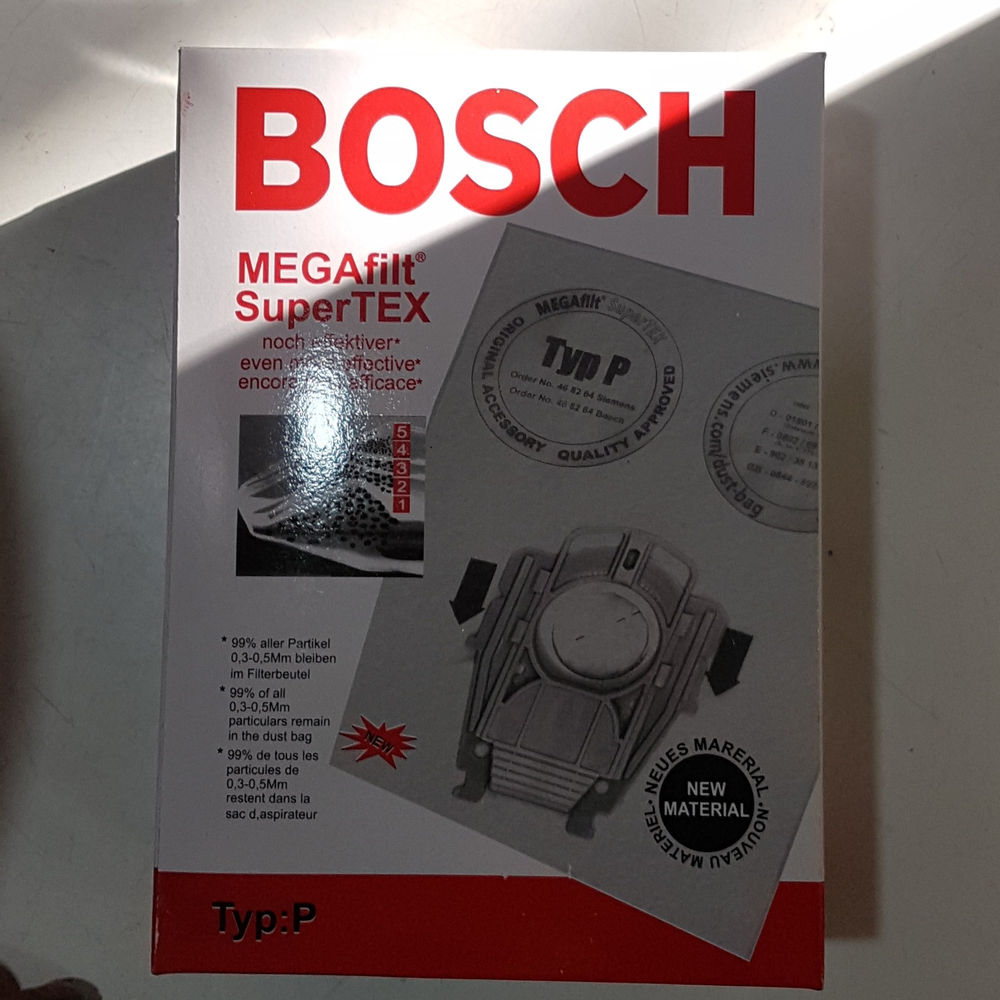 خدمات Bosch siemens کیسه جاروبرقی بوش اصلی ۵لایه فیلتر دار
جهت قیمت تماس بگیرید