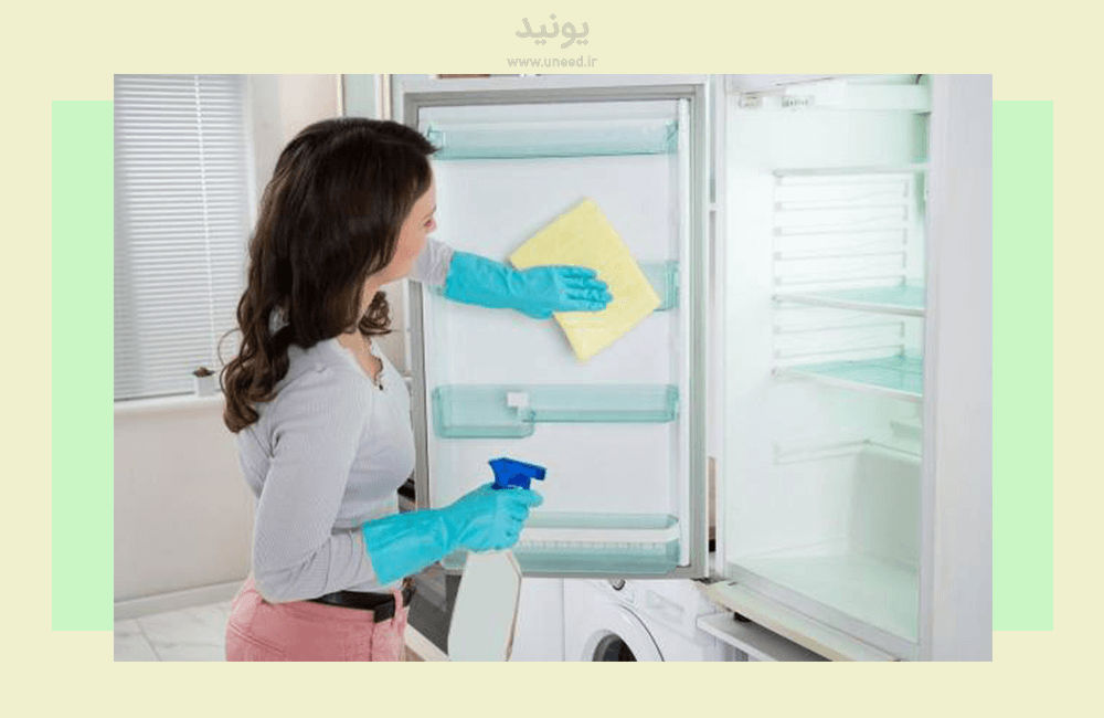 تمیز کردن یخچال 