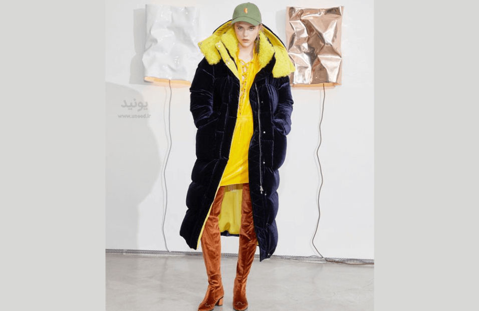 استایل جدید با پافر بلند زنانه 2021