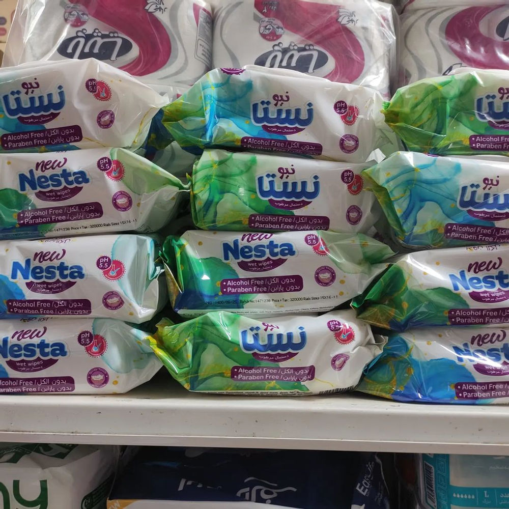 شوینده بهداشتی دستمال مرطوب نستا قیمت مصرف کننده 32000
قیمت پخش در فروشگاه Diapers
17500
09158581145