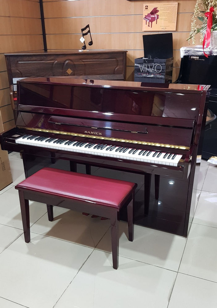 موسیقی سیامک SAMICK PIANOS
پیانو آکوستیک #سمیک مدل JS 042
کارخانه سازنده کره جنوبی قطعات آلمان
#جنس صدای گرم و منطقی #پیانو 
تاچ و صدا دهی عالی 
#مکانیزم سریع اکشن حرفه ای 
مناسب آپارتمان 
سه پدال همراه #گارانتی وصندلی
برای اطلاعات بیشتر تماس حاصل نمایید
مبلغ درج شده پیش پرداخت میباشد 
نمایشگاه و گالری پیانو آکوستیک و دیجیتال برند یاماها پتروف کاوایی سمیک اتومایسر یانگ چانگ پرل ریور وبر 
شرایط نقد و اقساط 
پیانو دیجیتال YDP 144 و CLP 735 یاماها 


با ما در ارتباط باشید