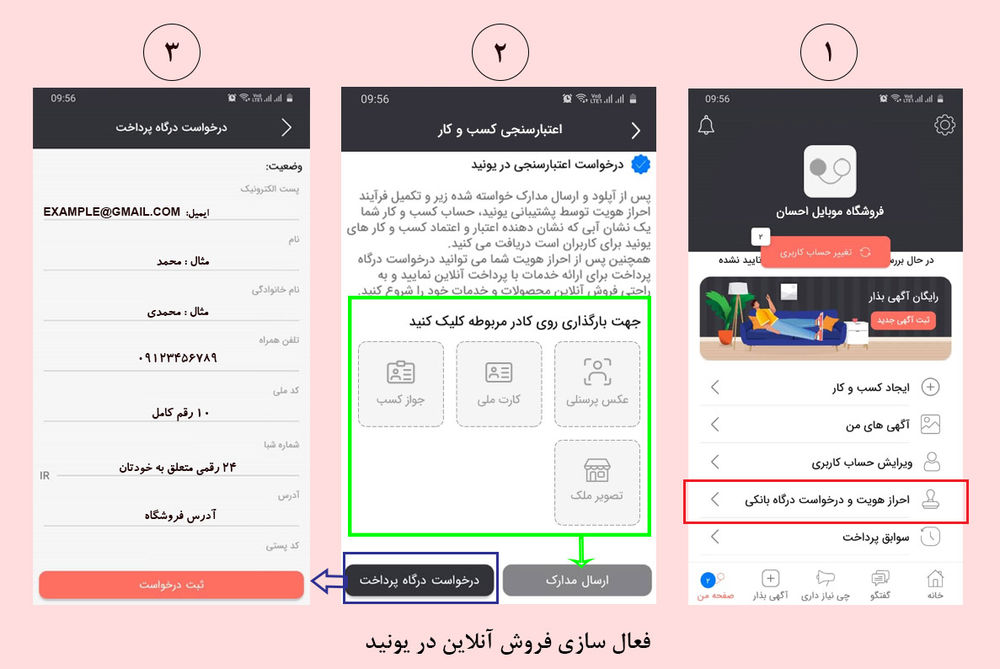 استفاده از درگاه پرداخت یونید